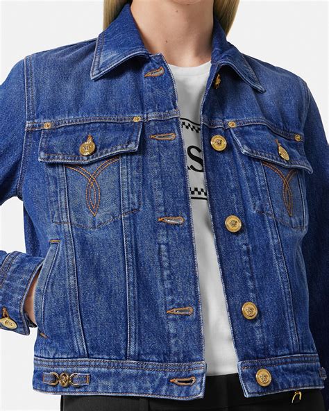 versace jeans jacke|versace denim jacket.